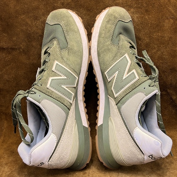 New Balance Olive Green Sneakers - Picture 5 of 9